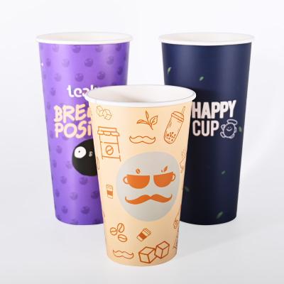 China Portable Durable Single Wall Paper Cups With Flexographic Printing for sale