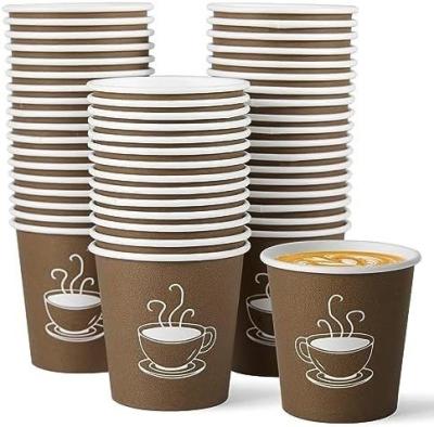 China Juice Waterproof Single Wall Coffee Cups Custom Paper Cups With Logo for sale