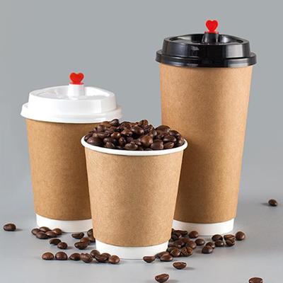China Diseño personalizado Tazas de papel de doble pared de 80 mm de diámetro con tapas Bebidas calientes en venta