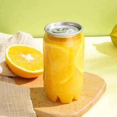 China Botellas de bebidas de plástico PET de 350 ml y 500 ml con pestaña de extracción para jugo de frutas, leche, té y café en venta