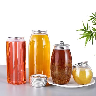 China 650ml Reusable PET Drink Containers With Snap On Lid For Soda Water Or Fruit Punch for sale