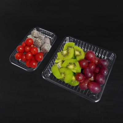 Chine Contenant de fruits en PET Contenant en plastique jetable avec couvercle en dôme Boîte transparente jetable à vendre