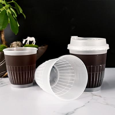China Tazas de plástico de PP congeladas ecológicas Tazas de café resistentes al calor para bebidas para llevar en venta