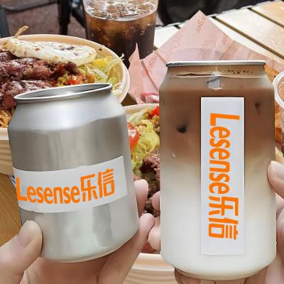 China 350ml 650ml PET Plastic Beverage Bottles With Aluminum Pull Ring For Cold Brew Coffee Tea for sale