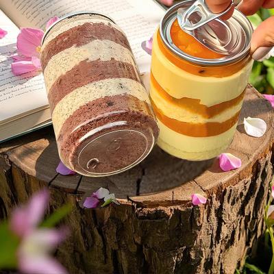 China High Clarity 500ml PET Beverage Containers With Snap On Lid For Juices Milk Tea Cocktails for sale