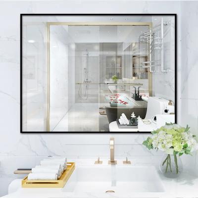 China Vidro de Espelho de Parede Decorativo em Quadro Para Apartamento de Casa de Hotel à venda