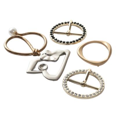 China Nickel Free Custom Buckles Bag/Butterflies/Men's Blets Buckle/Fancy Rose Gold Metal Hat Slide Buckle for sale