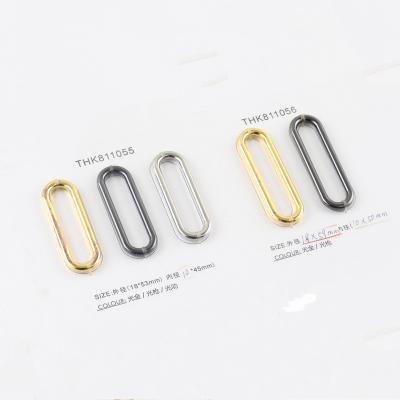 China Ring And Bikini Buckles Lock Adjustable Men's Nickel Free Oval Metal Scarf Belt Suspenders Slider Buckle for sale