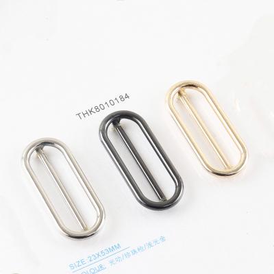 China Nickel Free Fashion Adjustable Sling Ring / Bikini Connector Buckles Lock Slider Common Belt Metal Suspenders Buckle for sale