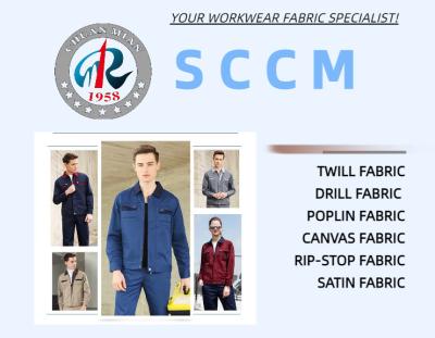 Cina Pantaloni di stile Ripstop e peso medio con tessuto di poliestere cotone spandex in vendita