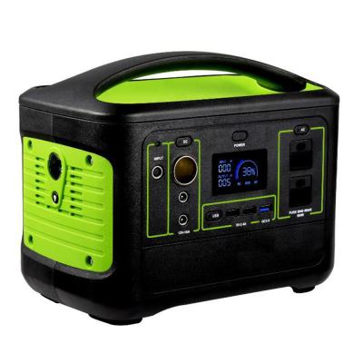 China Fast charging support high power 500W 220V lithium battery supply solar power bank station with fast charging for sale