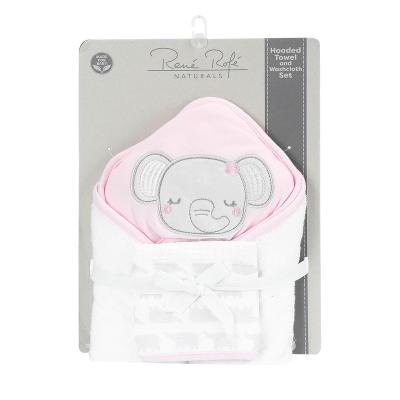 China QUICK-DRY cotton hooded towel cartoon towel set quick-dry hooded towel for sale