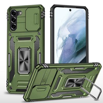 China Wholesale 360 Shockproof Ring Holder Shock Proof Mobile Back Cover TPU PC Cell Phone Case For Samsung s21 S23 ultra plus ultra S22 for sale