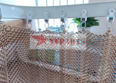 China Divisor de aluminio de Mesh Curtain Used For Space del metal del correo en cadena en venta