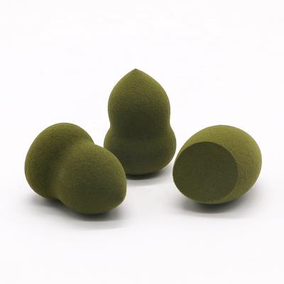 China Microfiber Hydrophilicity Medium Free Medium Soft Makeup Latex Hole Blending Sponges Powder Puff Blender for sale