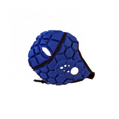 China Water Proof Shock Proof Customized Soft Shell Rugby Football Safety Head Wear Sports Helmet Rugby Headgear for sale