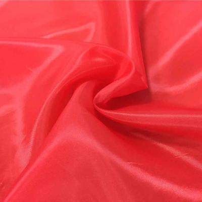 China Breathable 190t Polyester Taffeta Fabrics Wedding Flags Red Fabric for sale