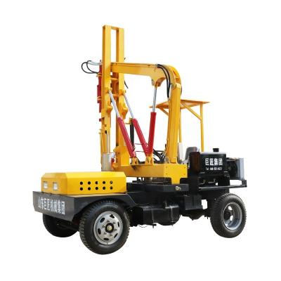 China Construction works Four Wheel Road Guardrail Small Ram Truck Stacking Mobile And Convenient Equipment for sale