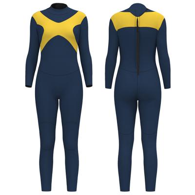 China Custom surfing one piece 3mm long sleeve zipper surf wetsuits antibacterial antibacterial scratch resistant for sale