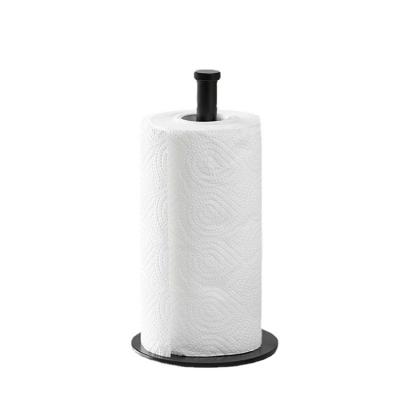 China Modern Creative Vertical Stainless Steel Kitchen Paper Towel Rack Is More Convenient For Kitchen for sale