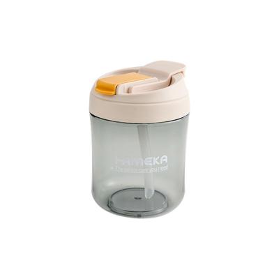 China 2022 Sustainable Hot Selling Mini Big Belly Cups, Plastic Water Cup With Straw, Strong Sealing for sale