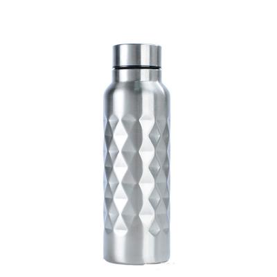 China 2022 New Large Capacity Stainless Steel Insulation Cup Sustainable Single Layer Diamond Cups for sale