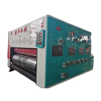 China Print Shops Corrugated Cardboard Full Automatic High Speed Inkjet Flexo Printing Slotting Die Cutting Machine for sale