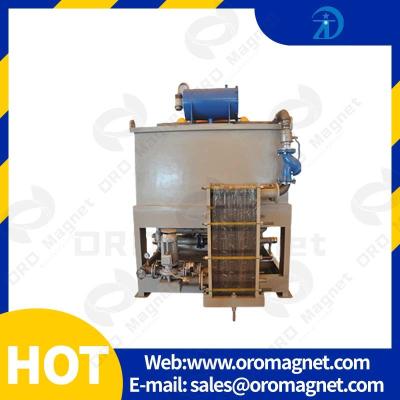 China 50W mojaron el enfriamiento doble de la agua/aceite magnética del separador para la mezcla de cerámica del caolín del mineral de la eliminación del hierro en venta