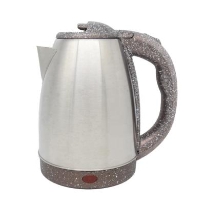 China Handsome 360 Rotation Stainless Steel Mottled Plastic Body Copper Electric Power Cord Kettle Base 1.8L Degree Parts for sale