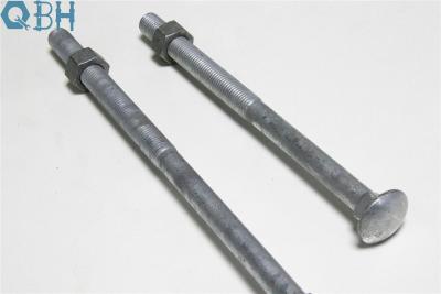 中国 六角形のコップのヘッド ボルトISO4032 HDGの終わりを用いる長い正方形の首Gal 販売のため