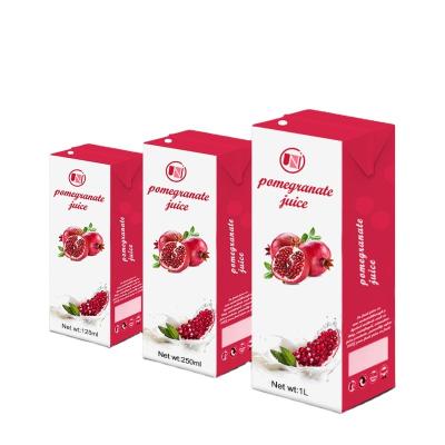 China Customized Color Aseptic Brick Pack 125ml For Milk Or Fruit Juice for sale