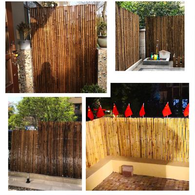 China Natural Bamboo Raw Material Garden Fencing Panels With 180cm 240cm Length for sale