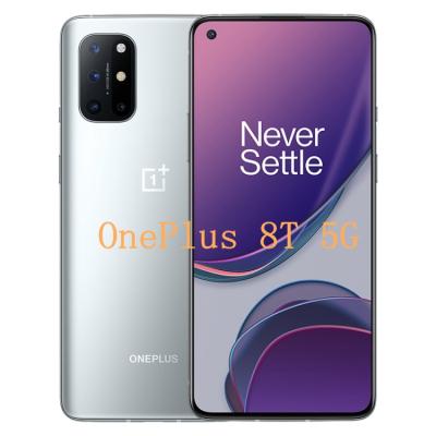 China Dual SIM Card Android Original OnePlus 8T 5G 256GB RAM 12GB 48MP Camera 8GB 128GB OnePlus 8T 6.55 11 NFC Rom Mobile Phones global for sale