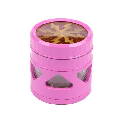 China Wholesale Dry Herb Grinder Smoking Accessories Logo Grinding Aluminum Alloy Spice RUKIOO Aluminum Alloy Tobacco Custom Grinder for sale