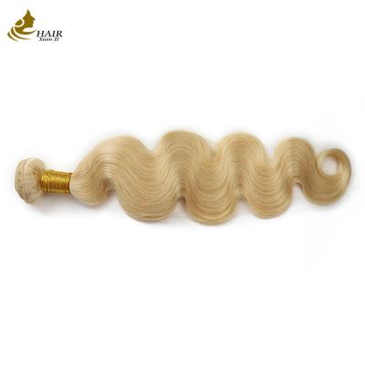 China 613 Indios cabello crudo precio bajo 613 Cuticle Cabello alineado 613 Blonde Hair Bundles en venta