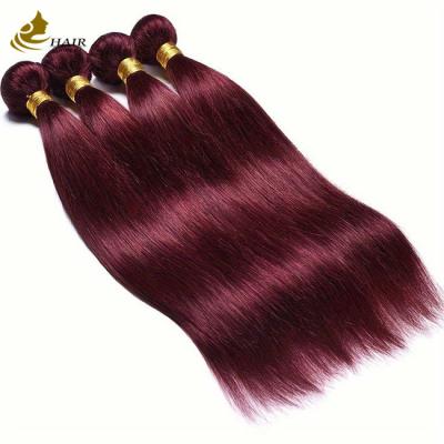 China Extensiones 99J Ensalada de color burguesa de pelo humano en venta