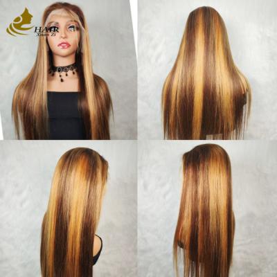 China Hot Selling Vietnamese Human Hair Factory Wholesale Kinky Curl P427 Piano Color 13X4 Lace Front Wigs for sale