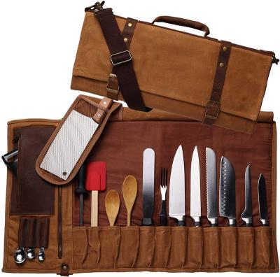 China OEM High Quality Waterproof Heavy Duty Chef Knife Case Roll Bag for sale