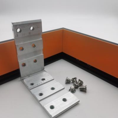 Cina Stretto 6063-T5 Aluminio Corner Joint Solid Durable Per Porte in vetro Sottile in vendita