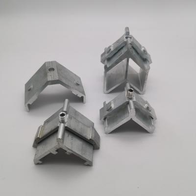 China Premium 45° aluminium schuifstelsel hoekverbinding - sterk vierkant gat Te koop