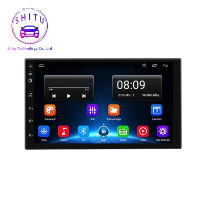 China GPS 7inch Android system player Car multimedia MP5 radio Bluetooth GPS navigator Car Radio Video Stereo Reverse image Youtobe DSP for sale