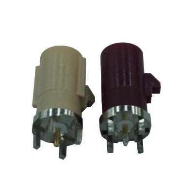 China FAKRA Connector Round Head Automotive High Speed Connector Male Plug SMB Automotive Bag+Carton Beige/Electrical Wire 2-6G Purple for sale