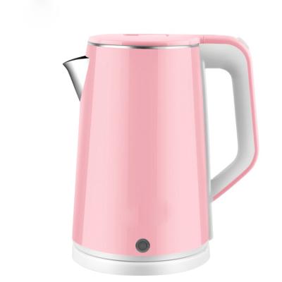 China 360 Degree Rotation Base Stainless Steel Kettle Home and Kitchen Hotel Room Use Electric Water Kettle NEW for sale