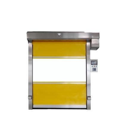 China Salas limpias Puerta de rodadura rápida de PVC con dimensiones de filtro personalizadas y fuente de alimentación de 50 Hz en venta