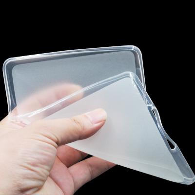 China Half tpu matte case transparent tablet cover pudding for kindle paperwhite 4 10th pudding tablet transparent soft shockproof mobile accessories half cover for sale