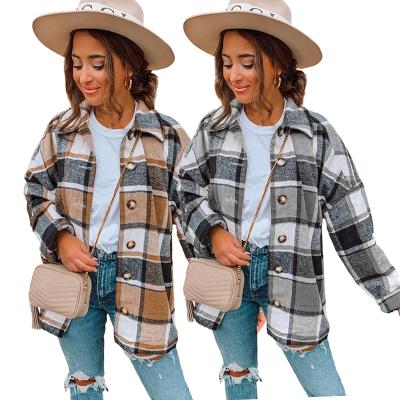 China Casual high quality breathable fashionable women's plaid touches