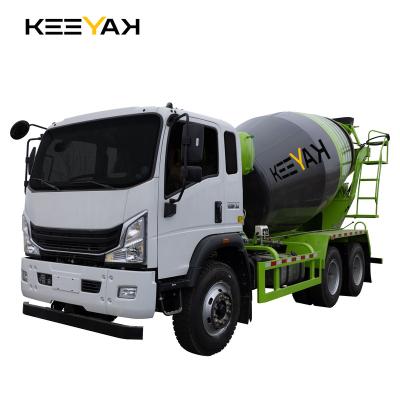 China Construction works Self Loading Diesel Concrete Mixer Truck Cement Mixer Truck Lowest Price 8cbm for sale