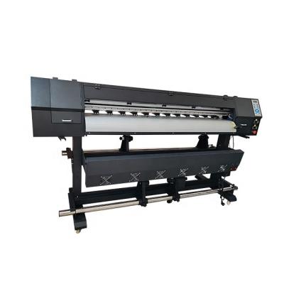 China Indoor Outdoor Advertisement 1.6m Canvas Eco Solvent Printer Vinyl Sticker Printing Machine Flex Banner Plotter for sale