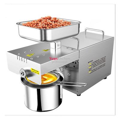 China Commercial Hotels Oil Cold Pressers or Home Use Automatic Coconut Peanut Oil Press Machine Mini Sunflower for sale