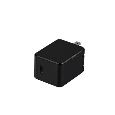 China Intelligent Distribution PD 65W PPS GaN Wall Intelligent Distribution Charger One C Port US Plug Fast Charging for Laptop for sale